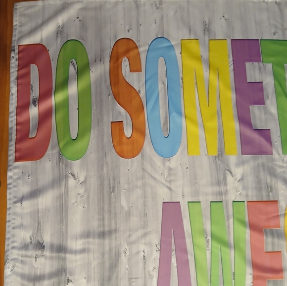 Do Something Awesome Today Wall Tapestry Sunflower 60X80 - Picture 3 of 9
